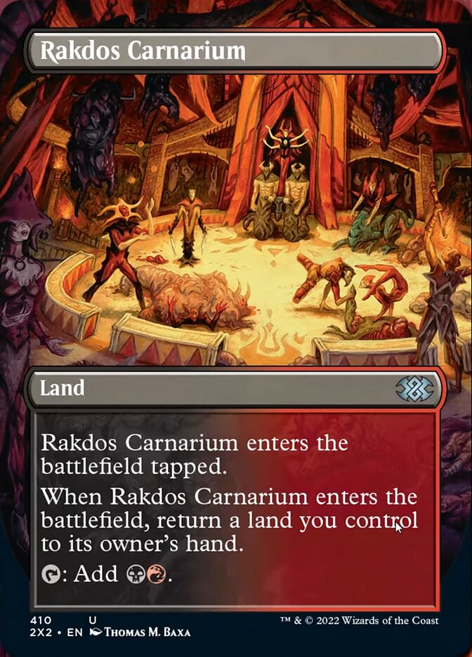 Rakdos Carnarium (Borderless Alternate Art) [Double Masters 2022] Foil