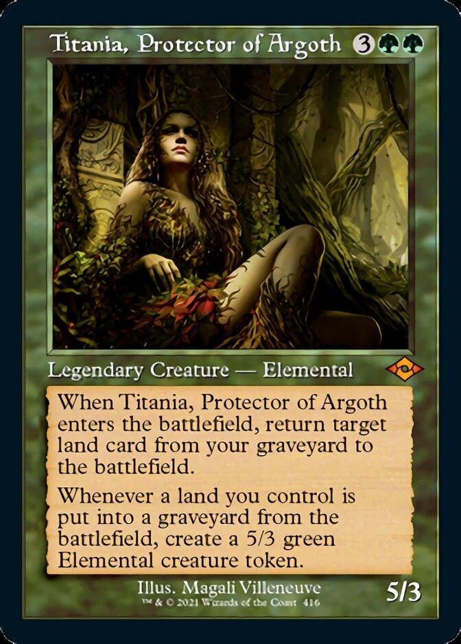Titania, Protector of Argoth (Retro) [Modern Horizons 2] Foil