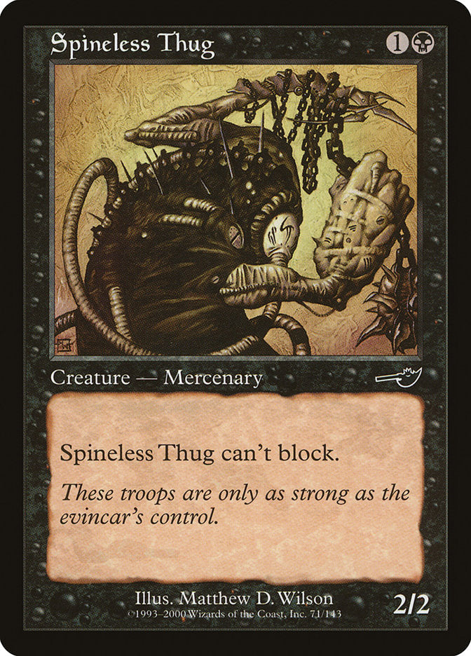 Spineless Thug [Nemesis] Foil
