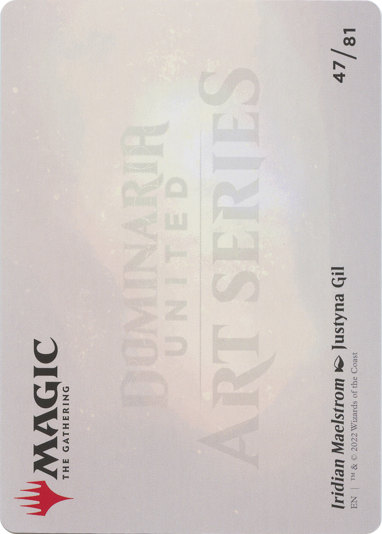 Iridian Maelstrom // Iridian Maelstrom  [Dominaria United Art Series] (Borderless)