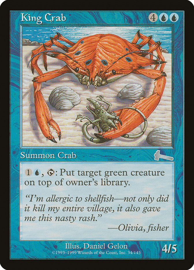 King Crab [Urza's Legacy] Foil