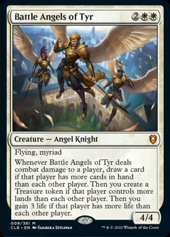 Battle Angels of Tyr [Commander Legends: Battle for Baldur's Gate] Foil