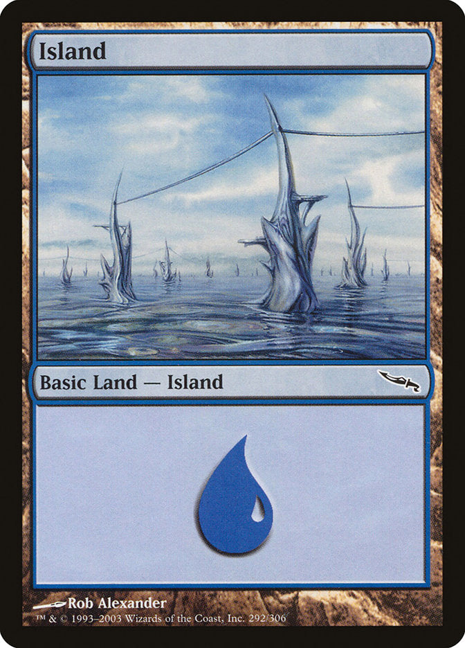 Island (292) [Mirrodin] Foil