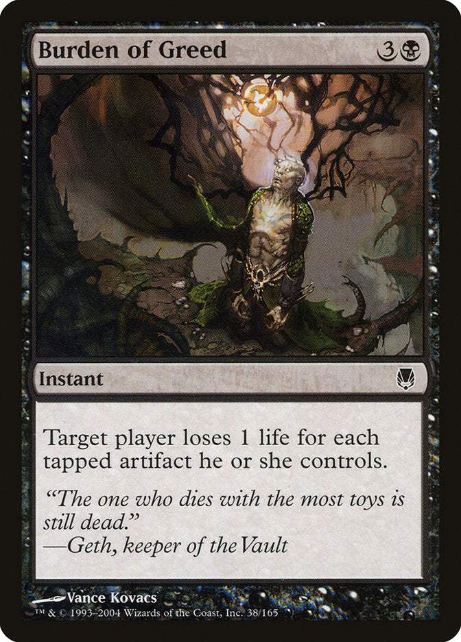 Burden of Greed [Darksteel] Foil