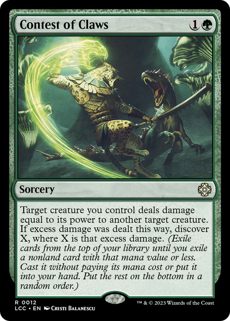 Contest of Claws [The Lost Caverns of Ixalan Commander] Foil