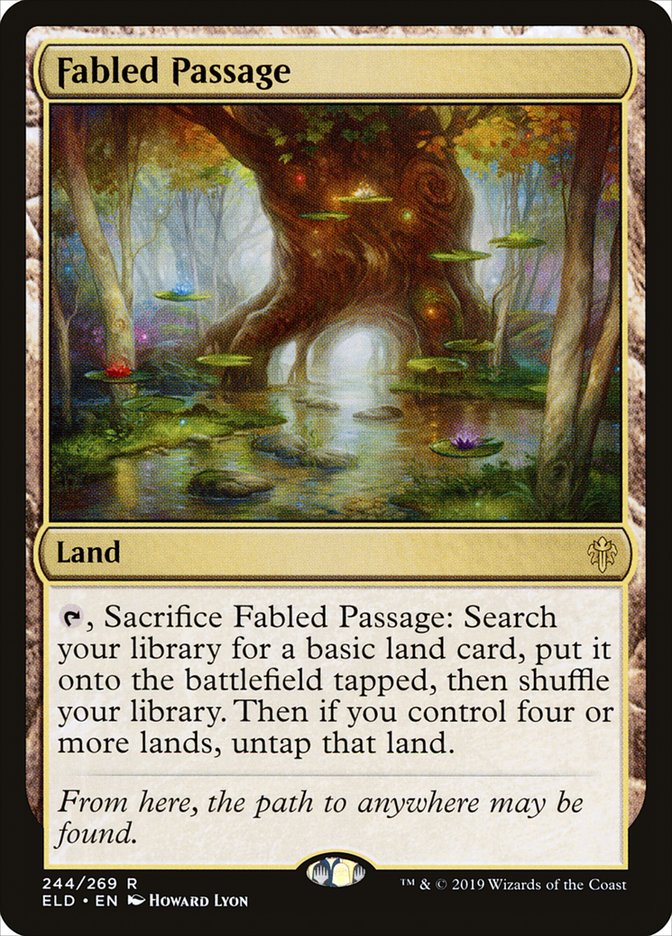 Fabled Passage [Throne of Eldraine] Foil