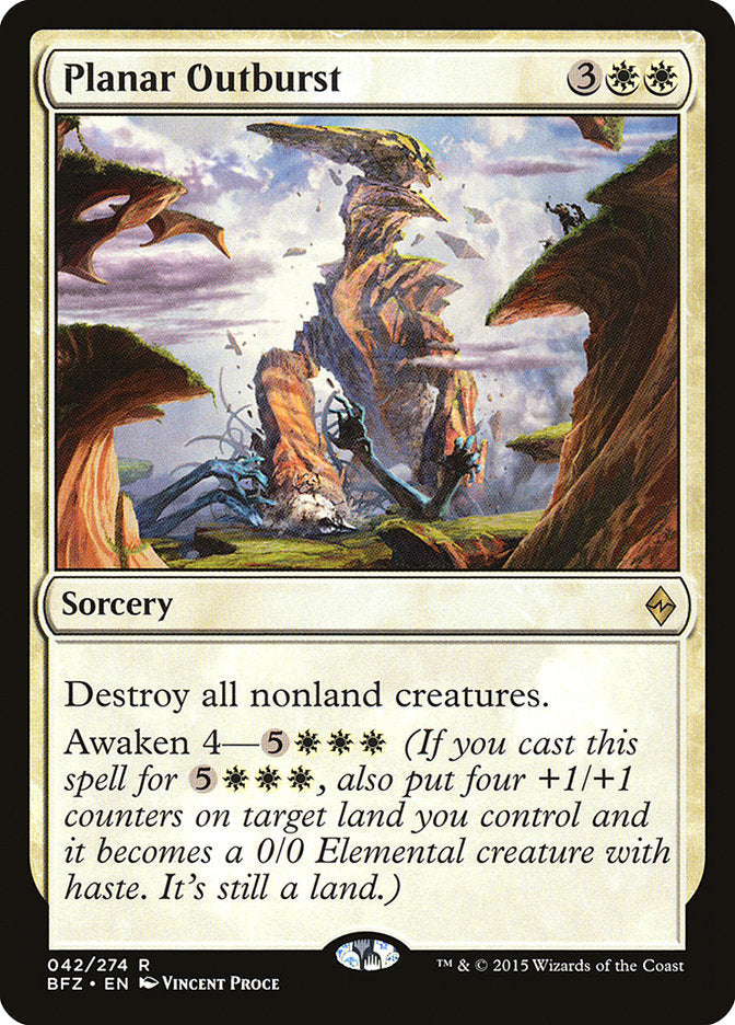Planar Outburst [Battle for Zendikar] Foil