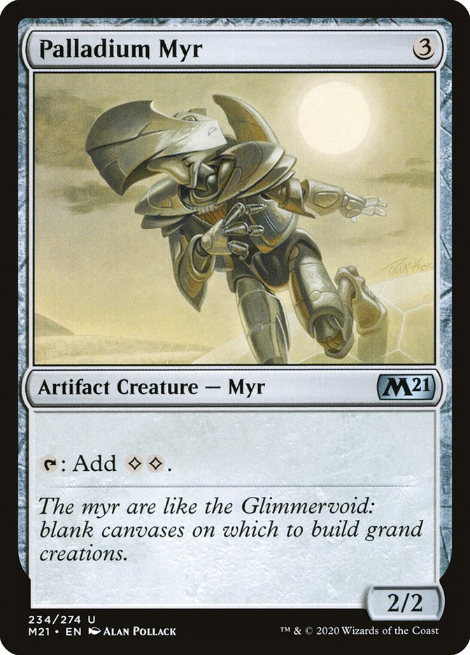 Palladium Myr [Core Set 2021] Foil