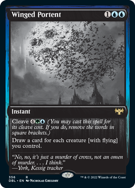 Winged Portent [Innistrad: Double Feature] Foil