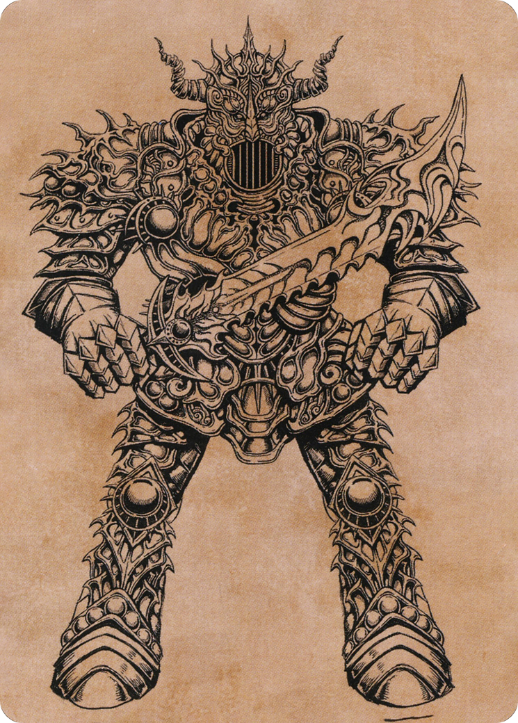 Iron Golem // Iron Golem  [Adventures in the Forgotten Realms Art Series] (Borderless) Foil