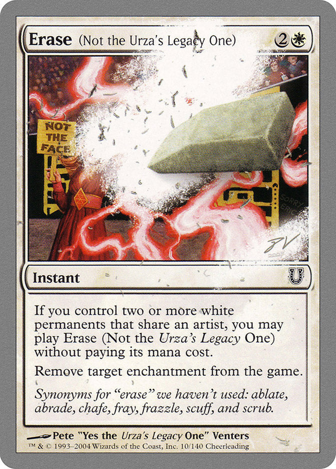 Erase (Not the Urza's Legacy One) [Unhinged] Foil