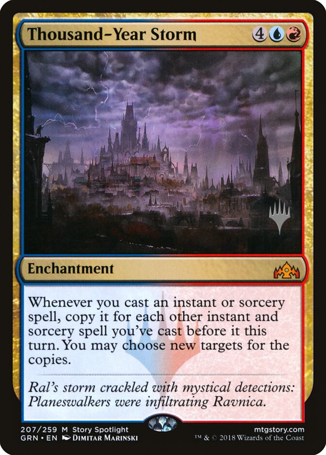 Thousand-Year Storm (Promo Pack) [Guilds of Ravnica Promos] Foil