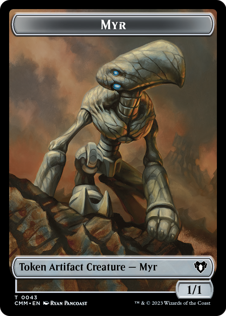 Myr  [Commander Masters Tokens] Foil
