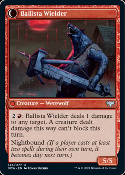 Ballista Watcher // Ballista Wielder [Innistrad: Crimson Vow] Foil