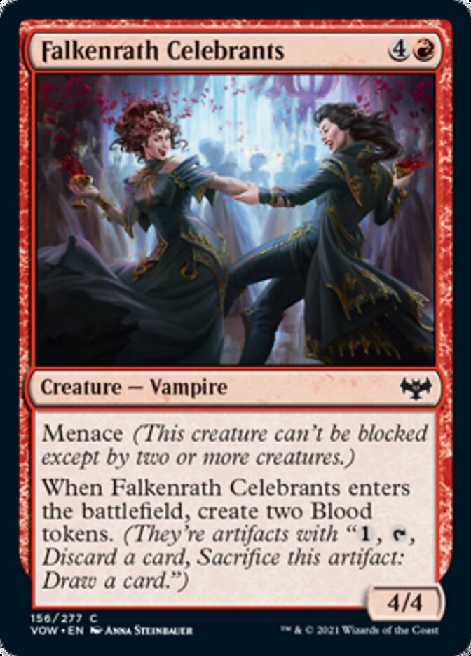 Falkenrath Celebrants [Innistrad: Crimson Vow] Foil
