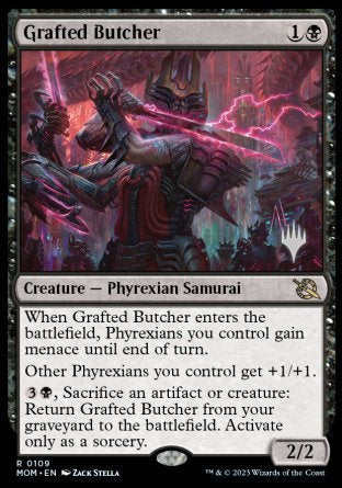 Grafted Butcher (Promo Pack) [March of the Machine Promos] Foil