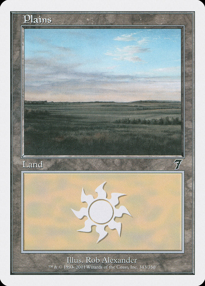 Plains (343) [Seventh Edition] Foil