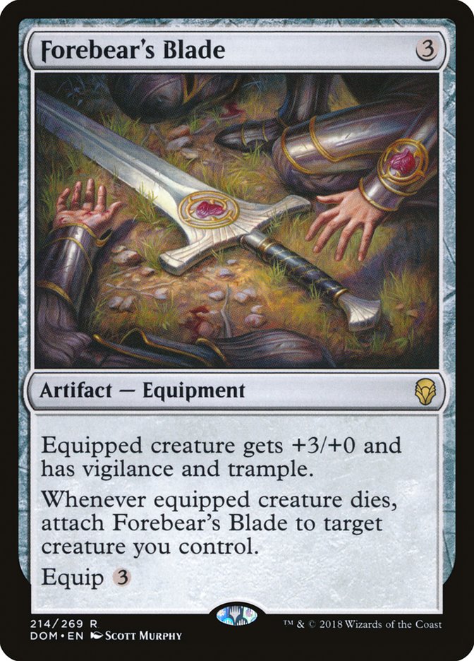 Forebear's Blade [Dominaria] Foil