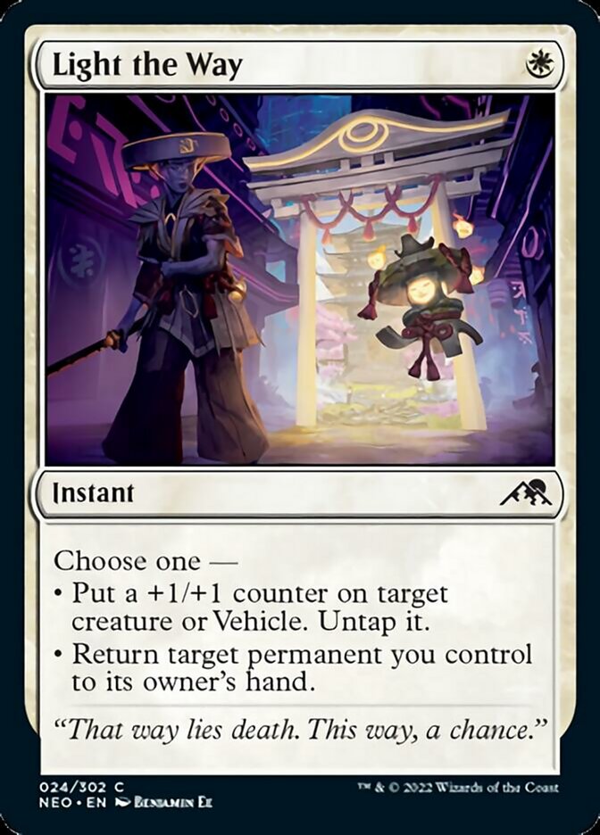 Light the Way [Kamigawa: Neon Dynasty] Foil
