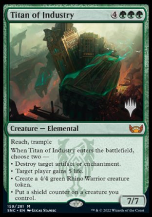 Titan of Industry (Promo Pack) [Streets of New Capenna Promos] Foil