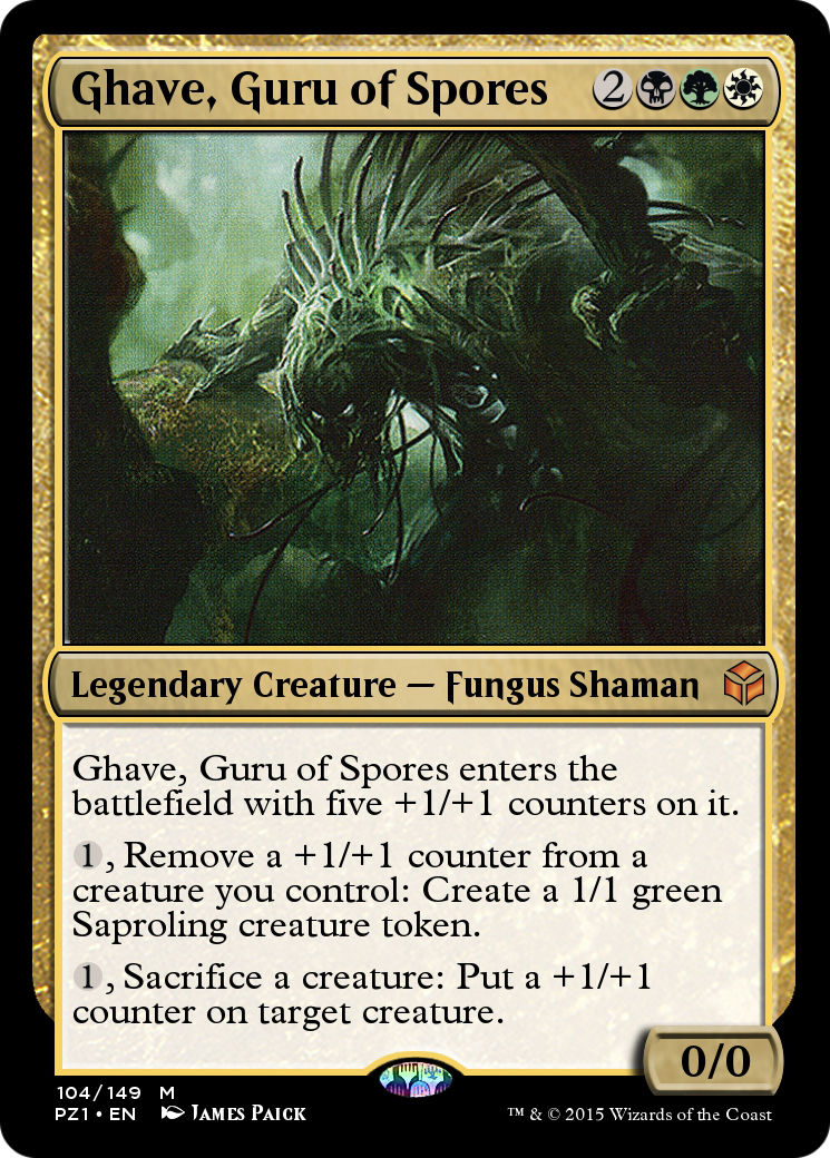 Ghave, Guru of Spores  [Legendary Cube Prize Pack] Foil