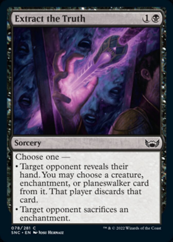 Extract the Truth [Streets of New Capenna] Foil