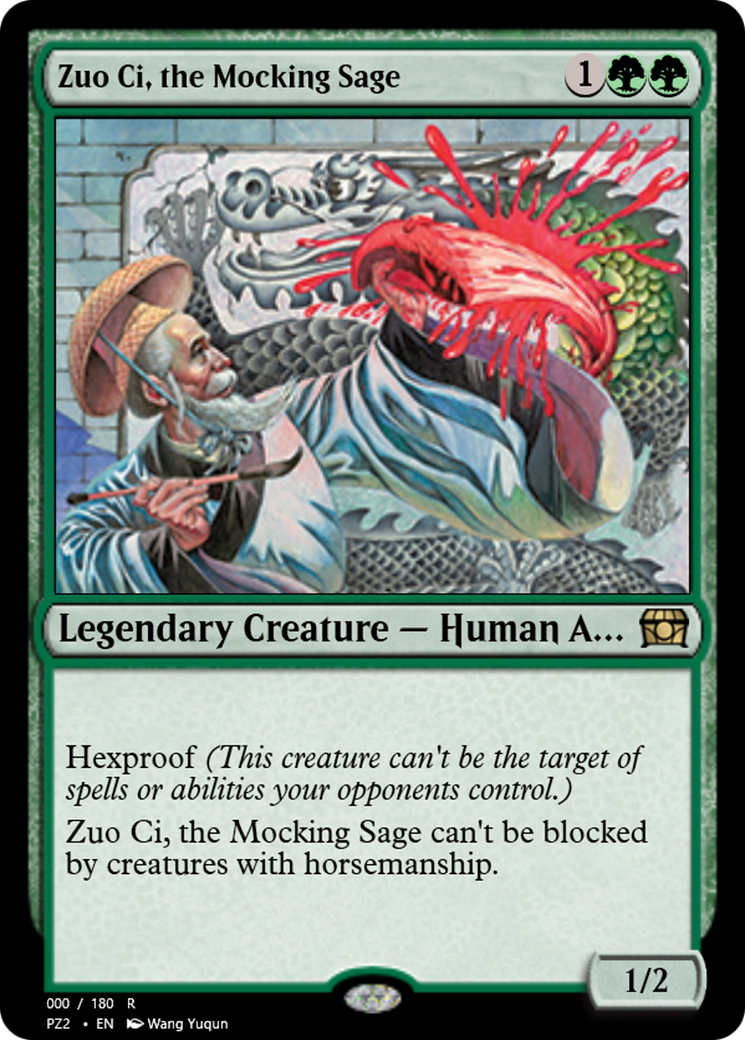 Zuo Ci, the Mocking Sage  [Treasure Chest] Foil