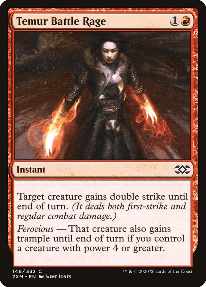 Temur Battle Rage [Double Masters] Foil