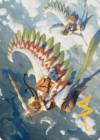 Resplendent Angel // Resplendent Angel  [The Lost Caverns of Ixalan Art Series] (Borderless)