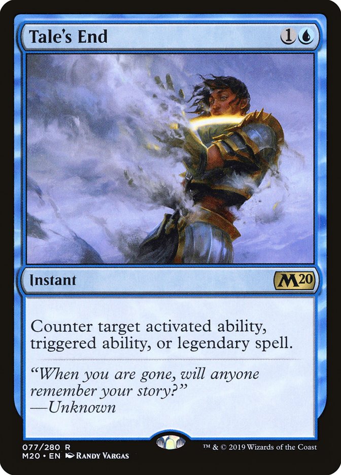 Tale's End [Core Set 2020] Foil