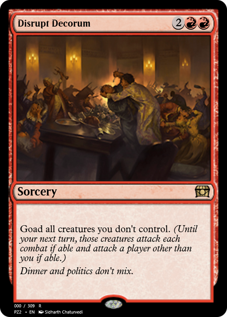 Disrupt Decorum  [Treasure Chest]