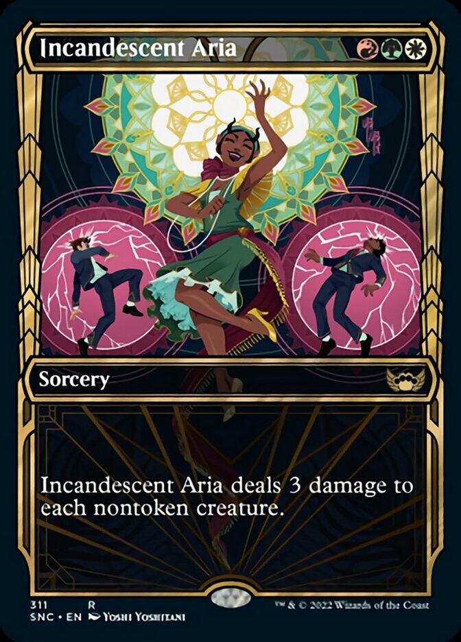 Incandescent Aria (Showcase Golden Age) [Streets of New Capenna] Foil