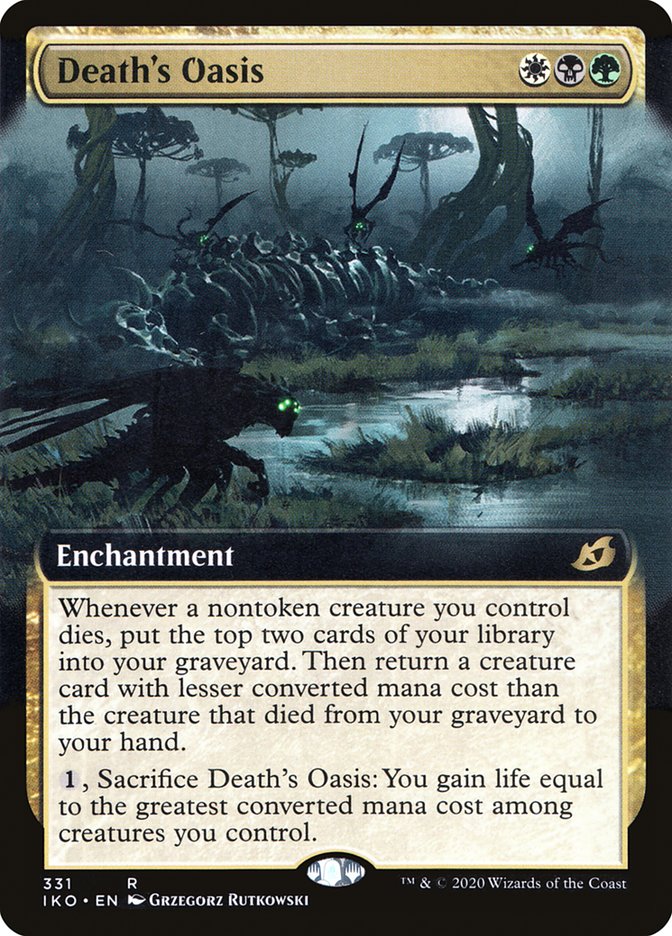 Death's Oasis (Extended Art) [Ikoria: Lair of Behemoths] Foil