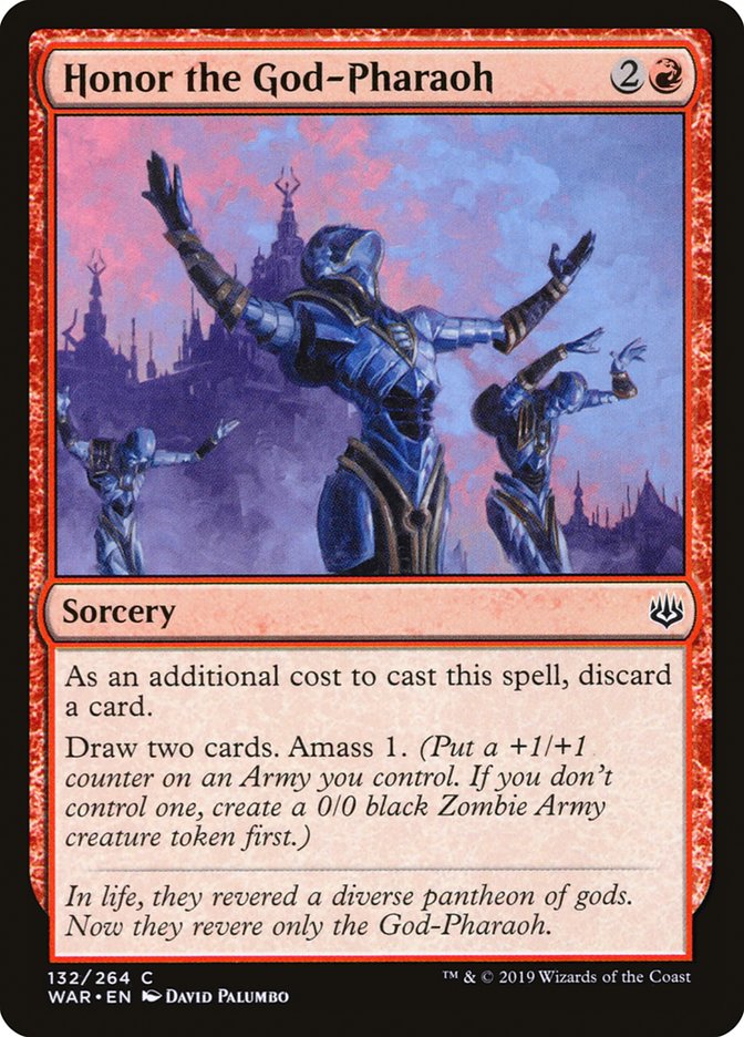 Honor the God-Pharaoh [War of the Spark] Foil