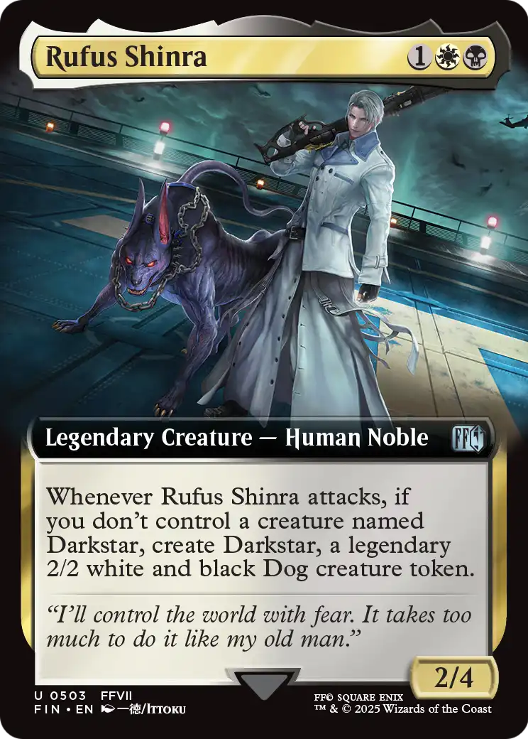 Rufus Shinra (Extended Art) [FINAL FANTASY] Foil