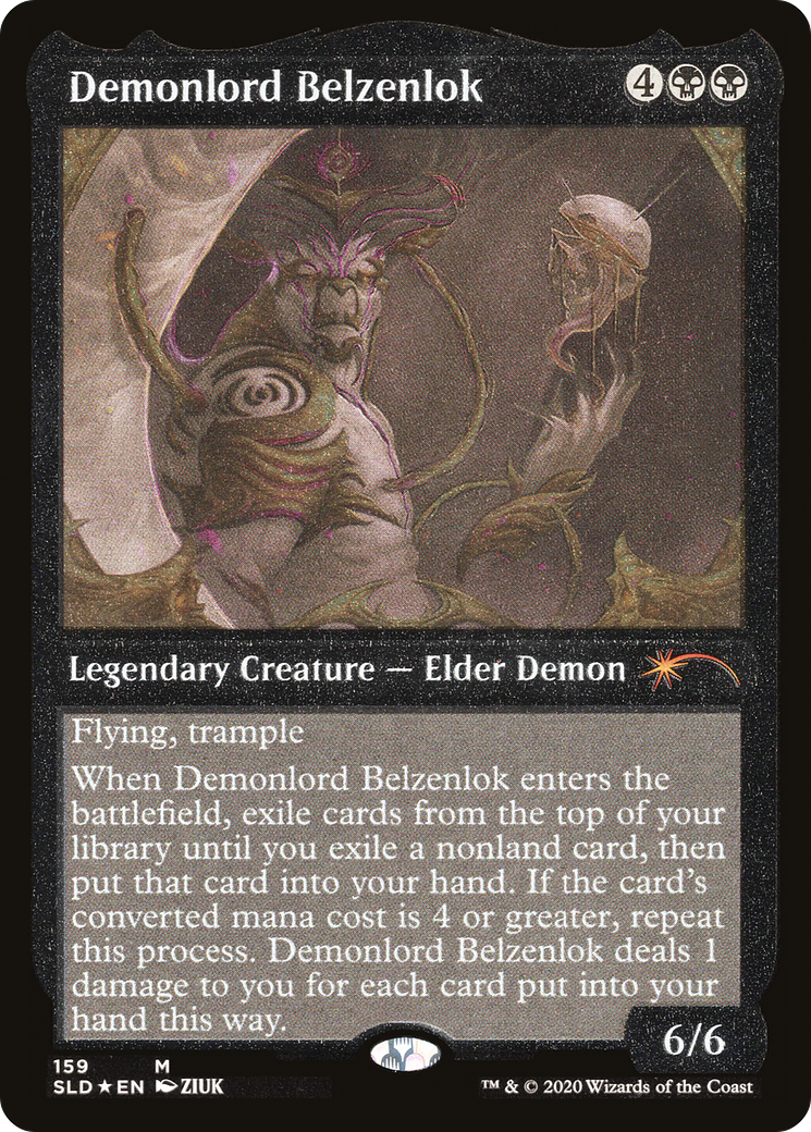 Demonlord Belzenlok  [Secret Lair Drop] Etched Foil