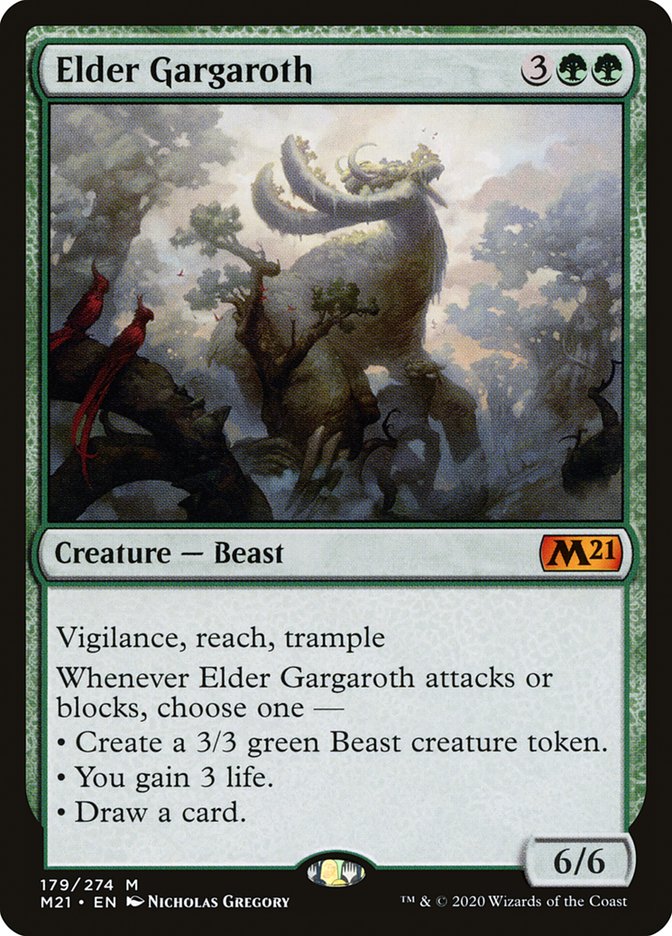 Elder Gargaroth [Core Set 2021] Foil