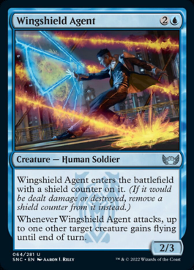 Wingshield Agent [Streets of New Capenna] Foil