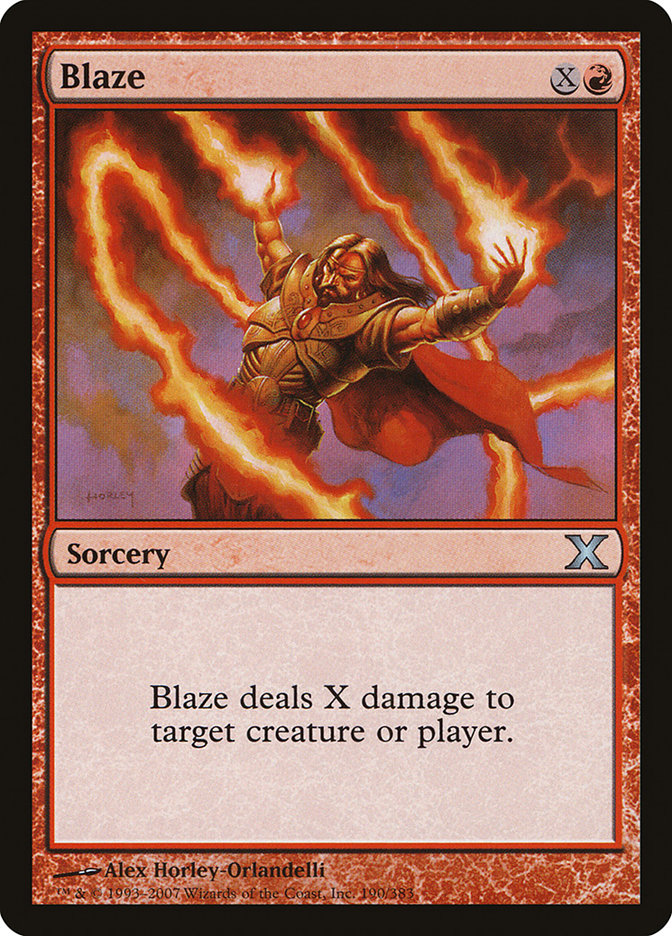 Blaze [Tenth Edition] Foil