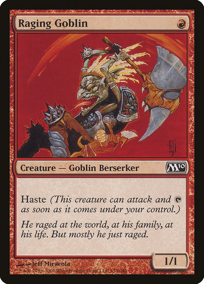 Raging Goblin [Magic 2010] Foil