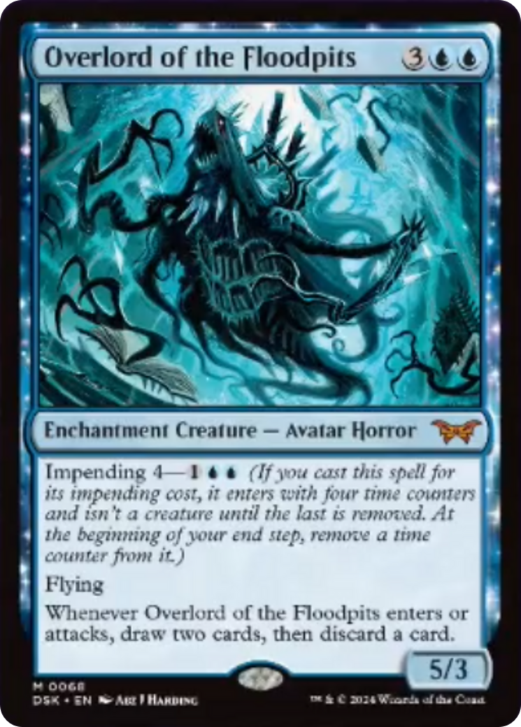 Overlord of the Floodpits [Duskmourn: House of Horror] Foil