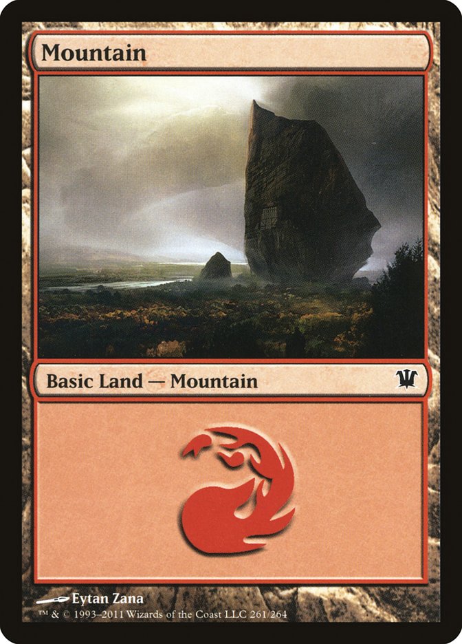 Mountain (261) [Innistrad] Foil