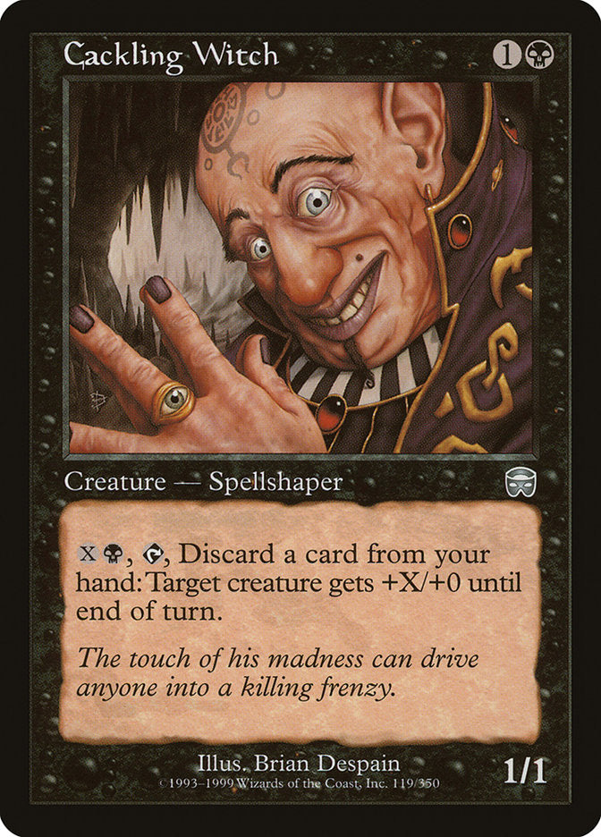 Cackling Witch [Mercadian Masques] Foil