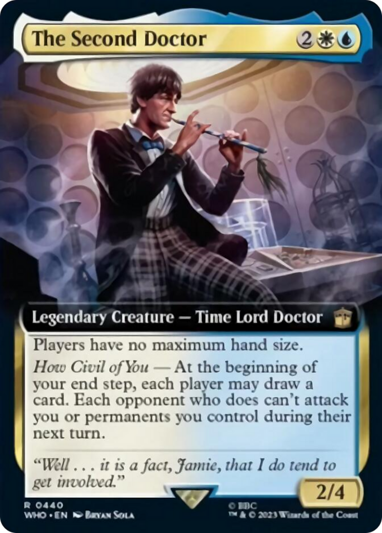 The Second Doctor (Extended Art) [Doctor Who] Foil