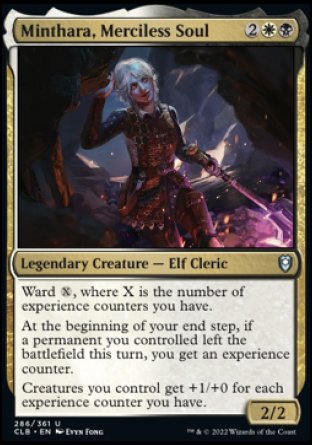 Minthara, Merciless Soul [Commander Legends: Battle for Baldur's Gate] Foil