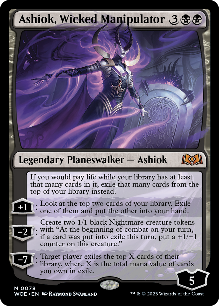 Ashiok, Wicked Manipulator [Wilds of Eldraine] Foil