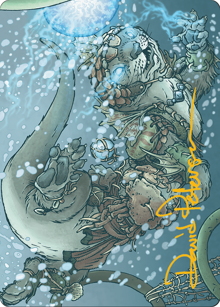 Kitsa, Otterball Elite // Kitsa, Otterball Elite  [Bloomburrow Art Series] (Borderless) Foil