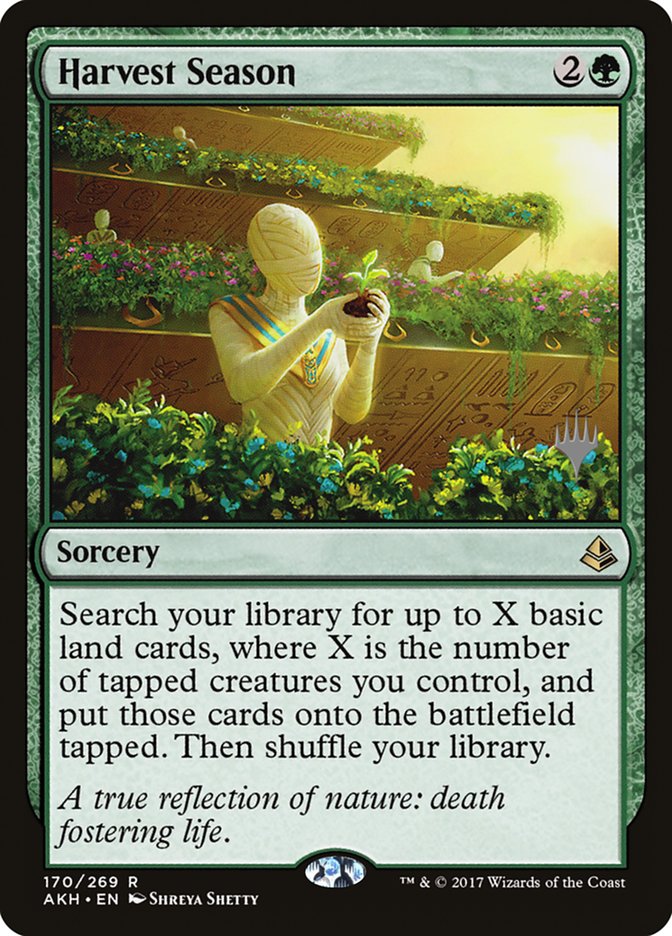 Harvest Season (Promo Pack) [Amonkhet Promos] Foil