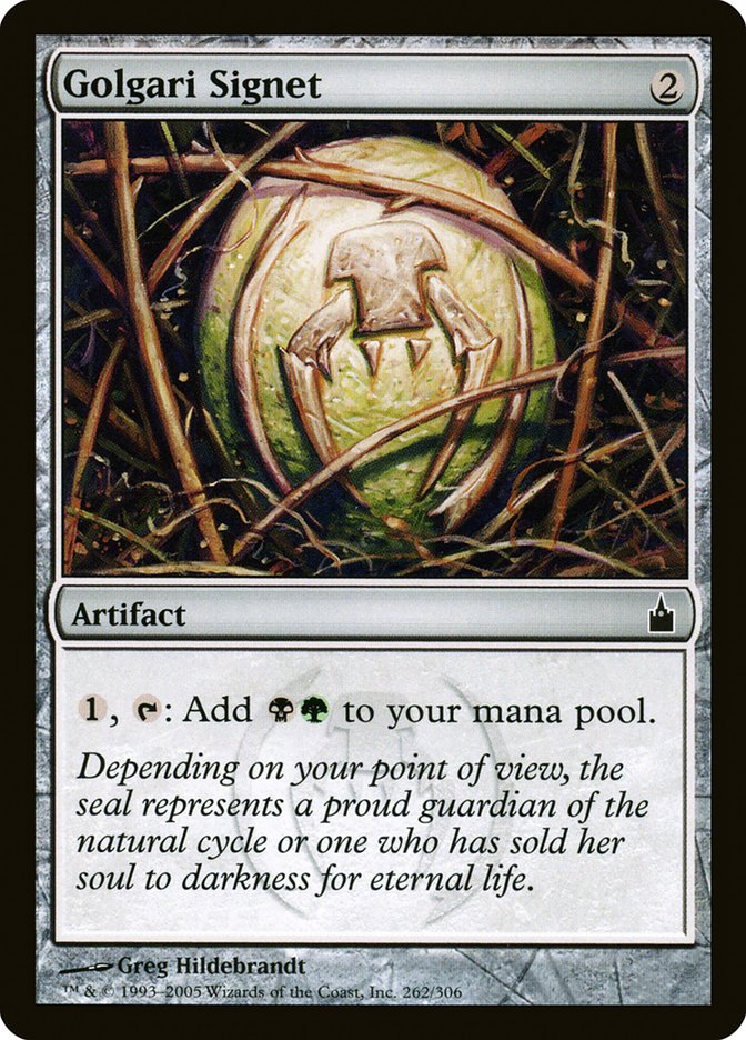 Golgari Signet [Ravnica: City of Guilds] Foil