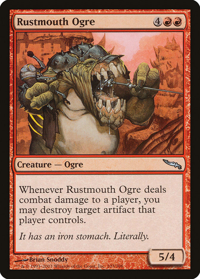 Rustmouth Ogre [Mirrodin] Foil